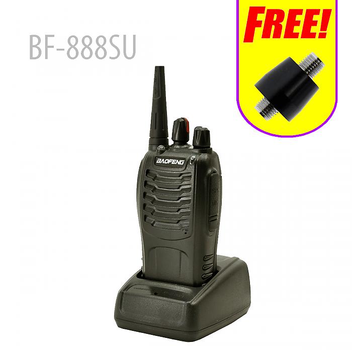 1x Baofeng BF-888S Walkie Talkie UHF 400-470MHz 5W Two Way Radios With Headphone 